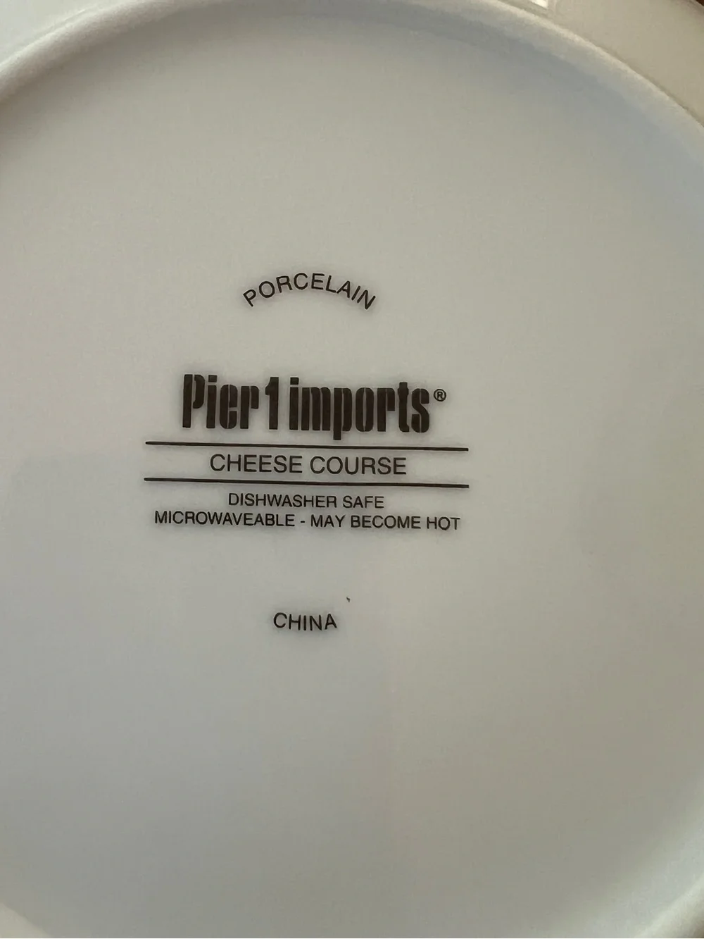 Pier 1 Red, Yellow and Blue Vintage Style Camembert Decorative Plates (Set of 3)